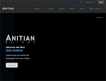 Tablet Screenshot of anitian.com